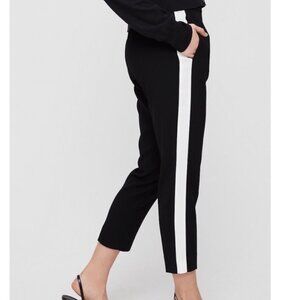 Babaton Dexter Pants - Black With White Stripe - XS